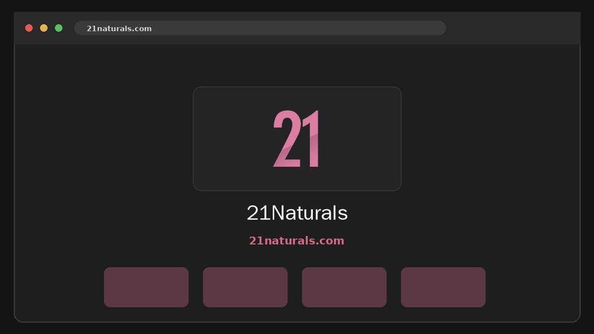 21Naturals · Förhandsvisning av