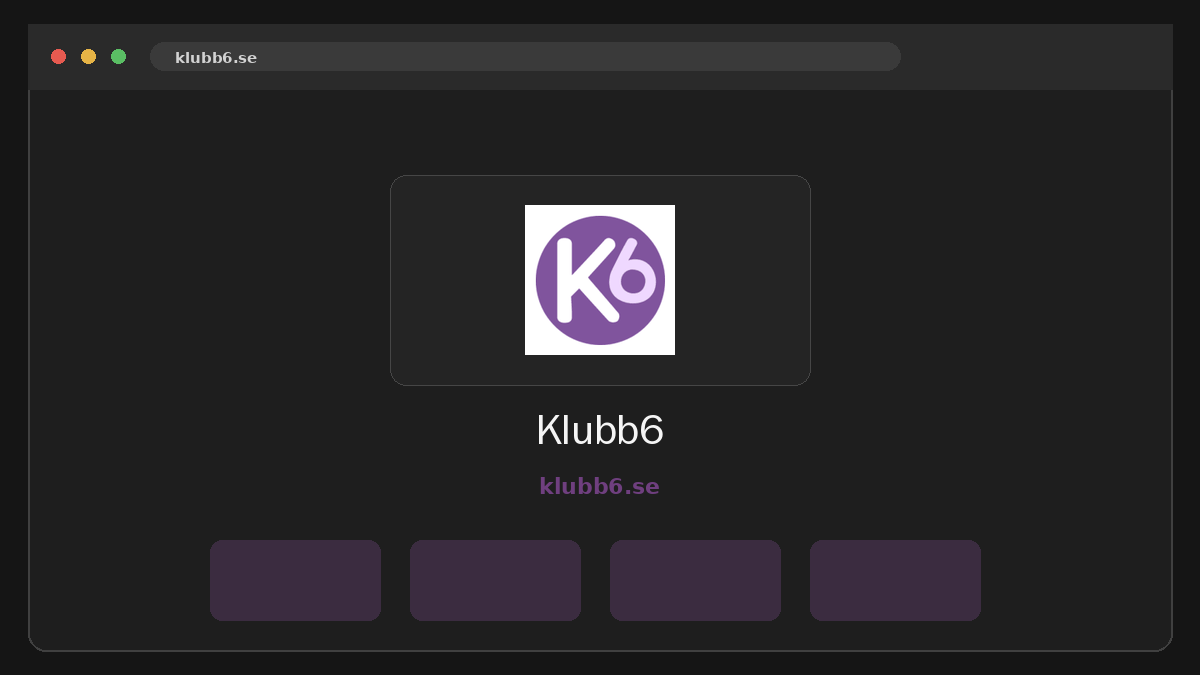 Klubb6 · Förhandsvisning av